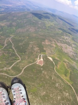 Mike Thomas approaching takeoff